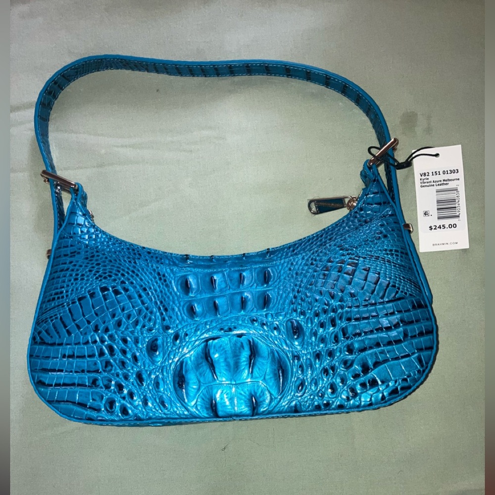 NWT, Brahmin Kyrie Vibrant Azure Melbourne